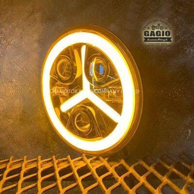 GAGIO MOTOR PARTS ガジオモーターパーツ LED Projector headlights Benz pattern 7-inch ヘッドライト 灯火類 電装系_2