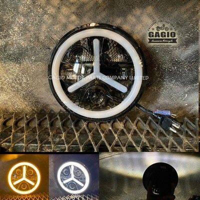 GAGIO MOTOR PARTS ガジオモーターパーツ LED Projector headlights Benz pattern 7-inch ヘッドライト 灯火類 電装系_3