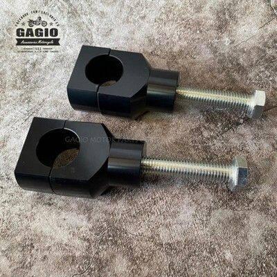 GAGIO MOTOR PARTS ガジオモーターパーツ CNC Handlebar clamp 22mm. - Edge ハンドルポスト・ハンドルライザー ハンドル周辺パーツ ハンドル