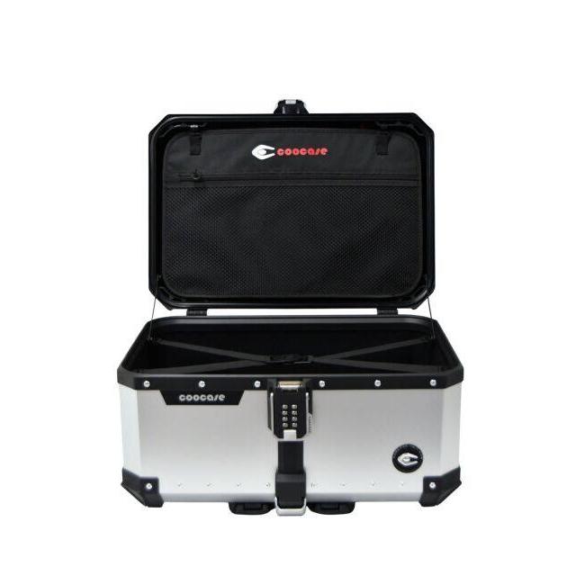 COOCASE クーケース アルミ トップケース Q3／65L キーレス カラー：シルバー トップケース・テールボックス 車体用バッグ・ケース_3