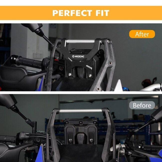 Nicecnc ナイスシーエヌシー Anti-Vibration Bracket Dash Stabilizer For Yamaha Tenere 700 /XTZ700 2019-2023 COLOR：Blue TENERE XTZ YAMAHA ヤマハ 電装系 | ブランド登録なし | 07