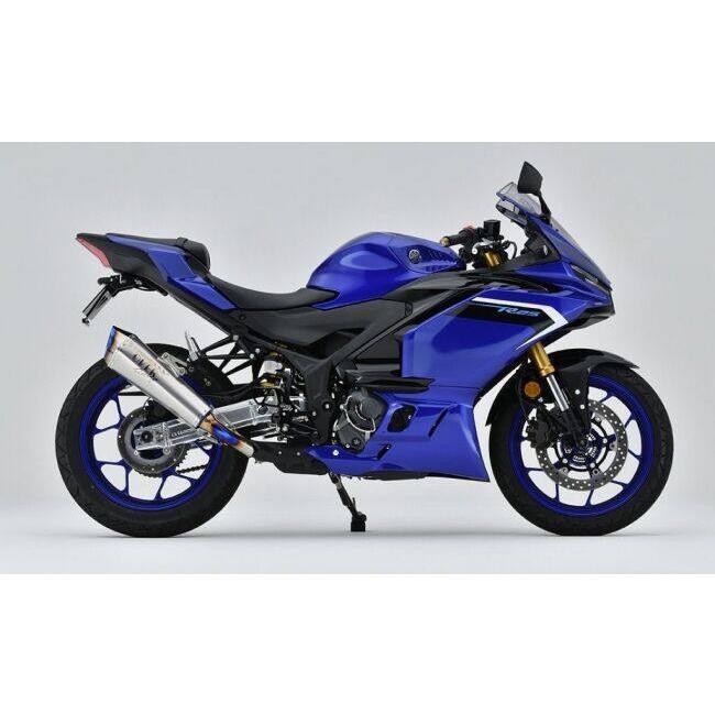 バイク YZF-R25 R3 WR'Sスリップオンマフラーチタンショートオーバルタイプ