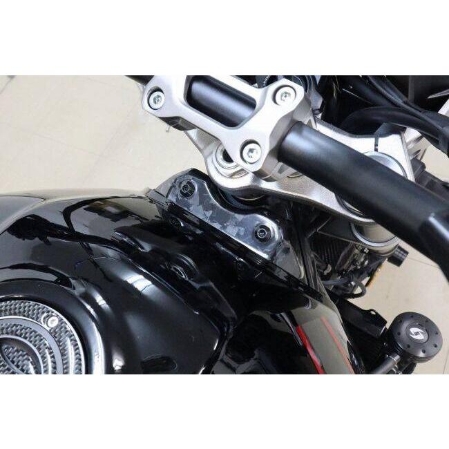 SPEEDRA スピードラ タンクフロントカバー ドライカーボン 仕様：フォージドカーボン艶あり CB1000F SE HONDA ホンダ タンクカバー タンク関連 外装_1