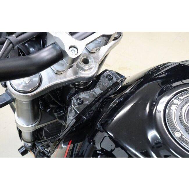 SPEEDRA スピードラ タンクフロントカバー ドライカーボン 仕様：フォージドカーボン艶あり CB1000F SE HONDA ホンダ タンクカバー タンク関連 外装_2