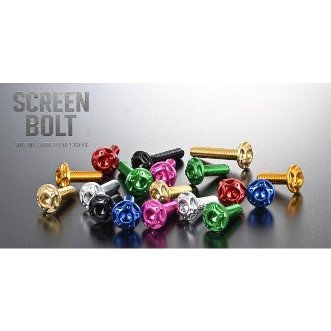 POSH Faith ポッシュ フェイス スクリーンボルトセット カラー：ブルー HONDA ホンダ KAWASAKI カワサキ YAMAHA ヤマハ スクリーンボルト 外装 | ブランド登録なし | 02