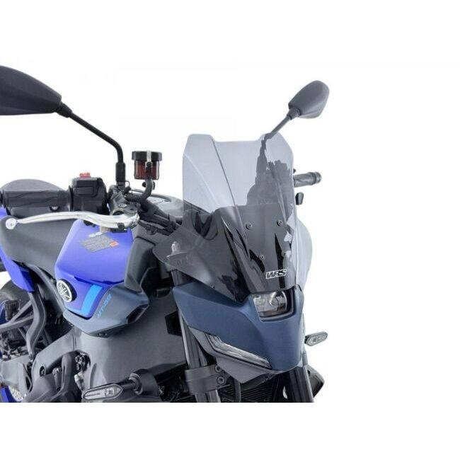 WRS ダブリューアールエス ウインドスクリーン (ツーリングタイプ) ＆ 専用サポートフレーム カラー：ダークスモーク MT-09 YAMAHA ヤマハ スクリーン 外装_4