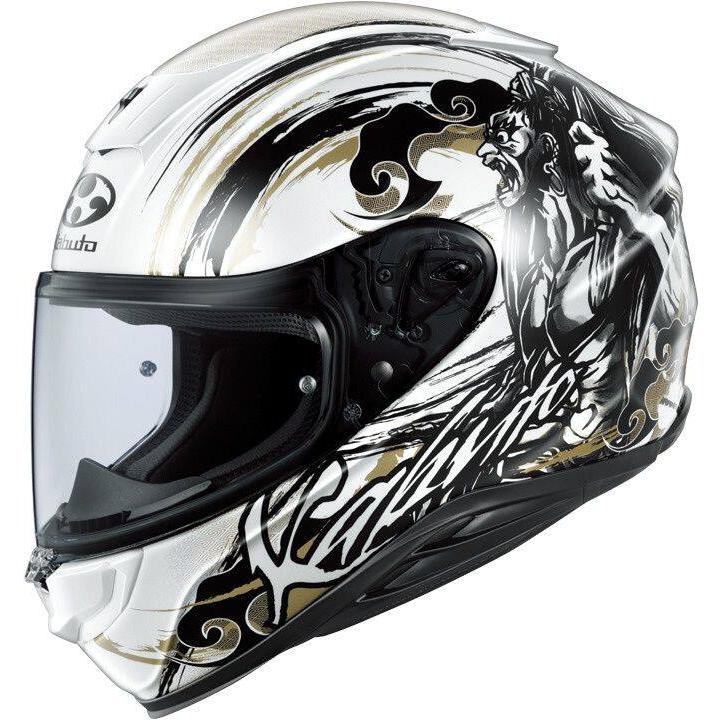 Kabuto フルフェイスヘルメット パールホワイトゴールド バイク Kabuto フルフェイスヘルメット パールホワイトゴールド