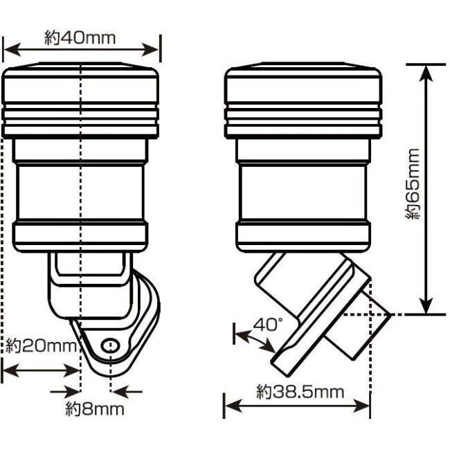 SHIFT UP シフトアップ ビレットリアマスタータンク 40度 カラー：シルバー マスターシリンダーリザーバータンク ブレーキ_1