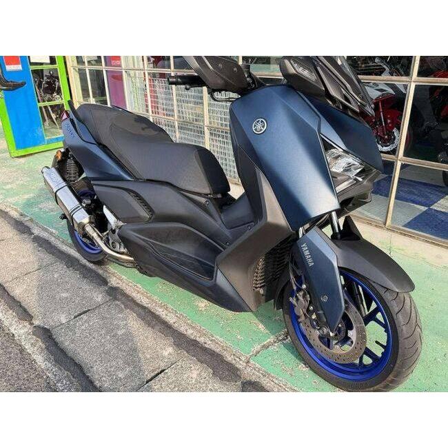 月木レーシング ツキギレーシング TRエキゾーストシステム ステンレス多角形サイレンサー XMAX250 YAMAHA ヤマハ フルエキゾーストマフラー マフラーの画像