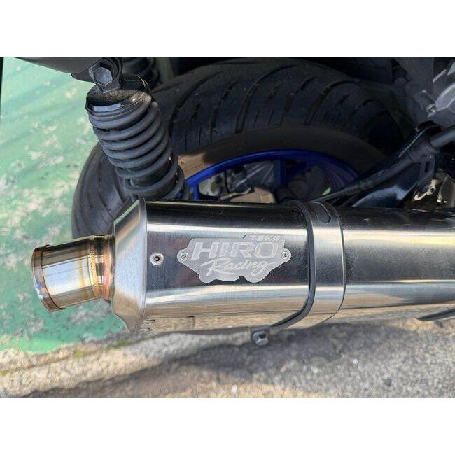 月木レーシング ツキギレーシング TRエキゾーストシステム ステンレス多角形サイレンサー XMAX250 YAMAHA ヤマハ フルエキゾーストマフラー マフラーの画像