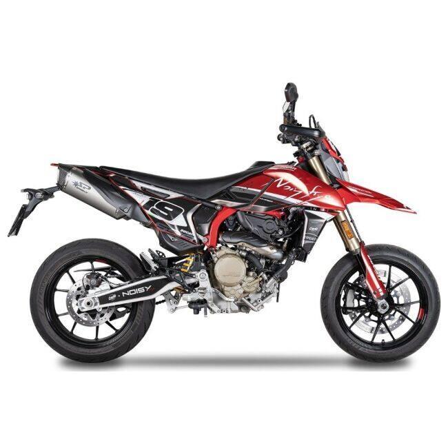 SPARK EXHAUST スパーク マフラー 2 Force EVO silencers with carbon endcap HYPERMOTARD 698 MONO DUCATI ドゥカティ スリップオンマフラーの画像