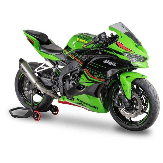 SPARK EXHAUST スパーク マフラー RACING コンプリート キット＋KONIX EVO：ステンレス マニホールド＋チタン サイレンサー ZX-4RR KAWASAKI カワサキ_3