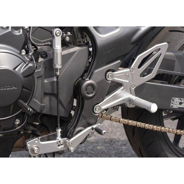 WOODSTOCK ウッドストック バックステップキット カラー：オールシルバー CB750ホーネット HONDA ホンダ バックステップ ステップ 足回り_1