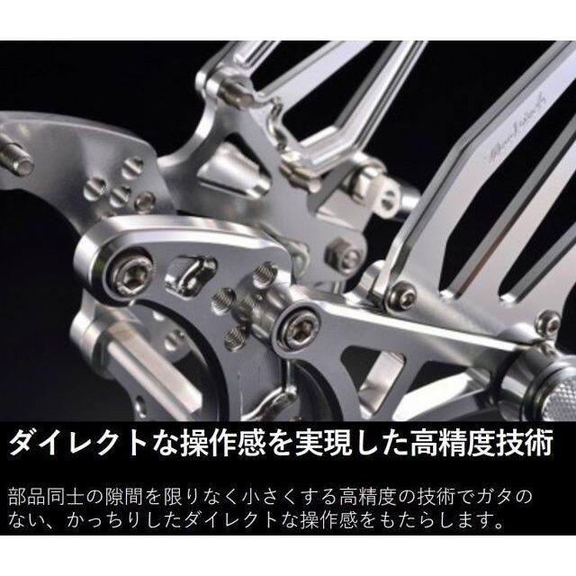 WOODSTOCK ウッドストック バックステップキット カラー：オールシルバー Z900RS SE KAWASAKI カワサキ バックステップ ステップ 足回り_6