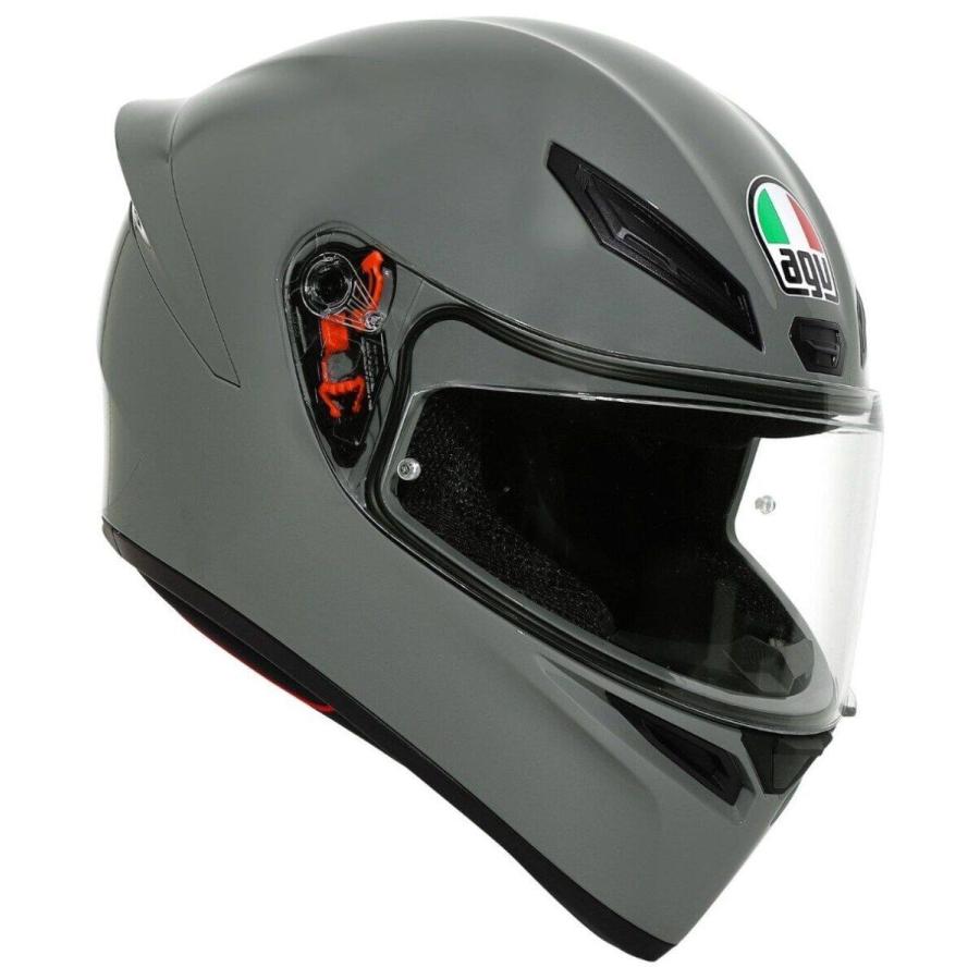 AGV エージーブイ K1S グレー/オレンジ/ブラック アジアンフィットXL AGV エージーブイ K1 S JIST Asian Fit ヘルメット サイズ：XL(61-62cm