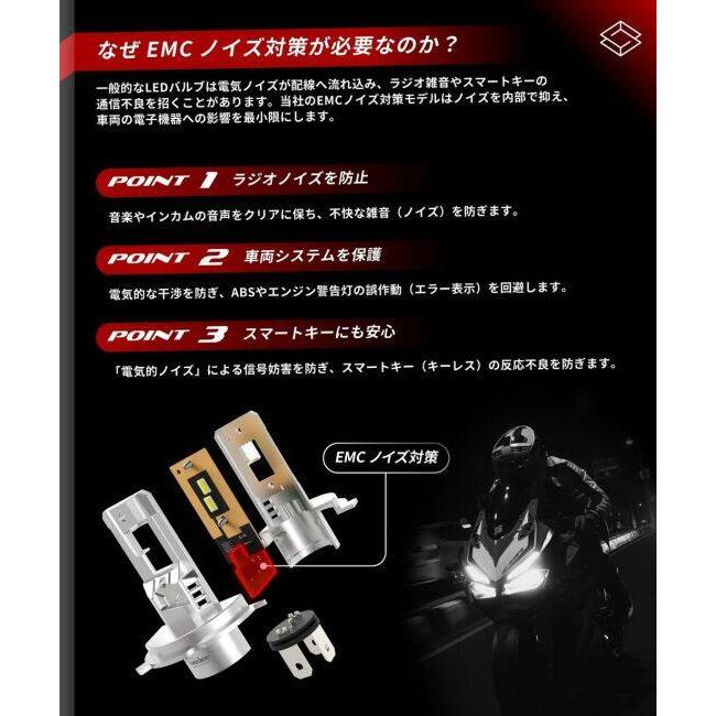Kaedear（カエディア） Cyber LED バイク用 ヘッドライト H4 バルブ
