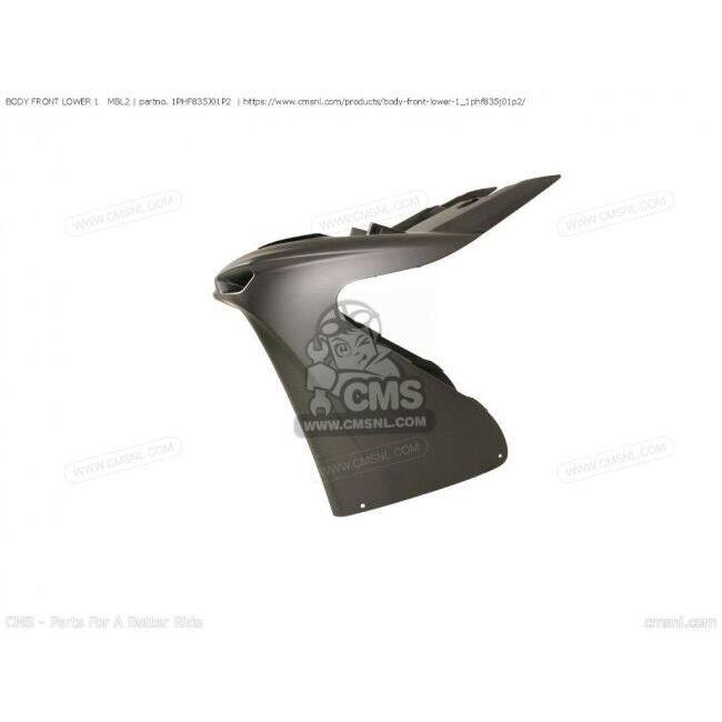 CMS シーエムエス BODY FRONT LOWER 1 MBL2［1PHF835J01P2］ NS50F NS50 NS50N YAMAHA ヤマハ アンダーカウル カウル関連 外装_1
