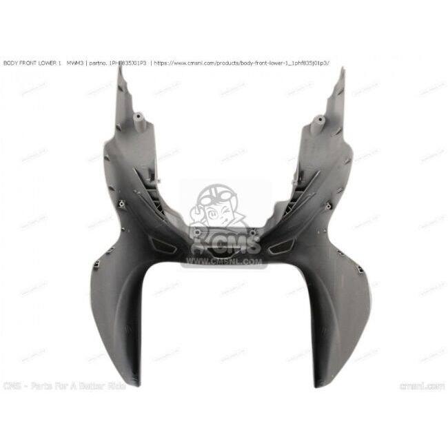 CMS シーエムエス BODY FRONT LOWER 1 MWM3［1PHF835J01P3］ NS50F NS50 NS50N YAMAHA ヤマハ アンダーカウル カウル関連 外装_2