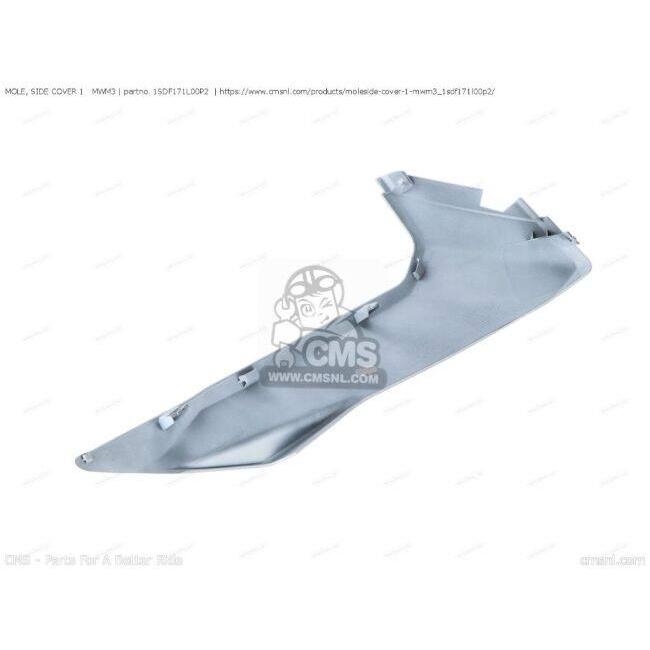 CMS シーエムエス MOLE， SIDE COVER 1  MWM3［1SDF171L00P2］ YP400R YP400RA YP250R YP250RA YP125RA YP125R YAMAHA ヤマハ サイドカウル・サイドカバー 外装_1