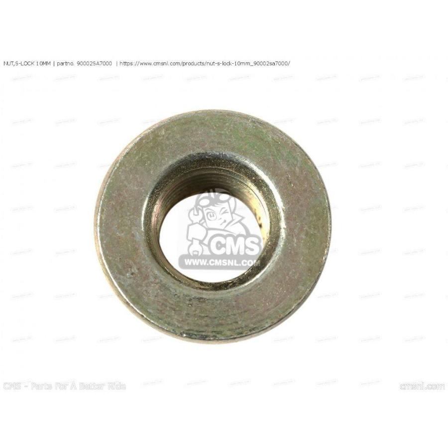CMS シーエムエス (90212-SA5-003) NUT，S-LOCK 10MM［90002SA7000］ HONDA ホンダ 汎用ナット 外装 | ブランド登録なし