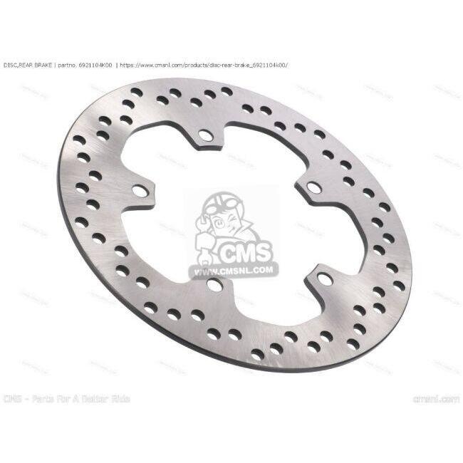 CMS シーエムエス DISC，REAR BRAKE［6921104K00］ SUZUKI スズキ