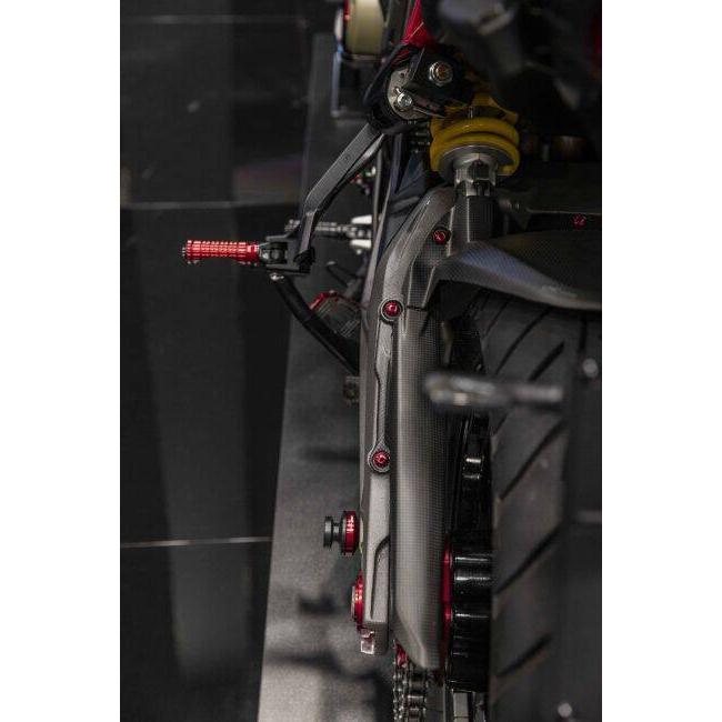 CNC Racing シーエヌシーレーシング Round Sport Footpegs kit - Driver カラー：レッド DUCATI ドゥカティ MV AGUSTA アグスタ フットペグ ステップ 足回り | CNC RACING | 02