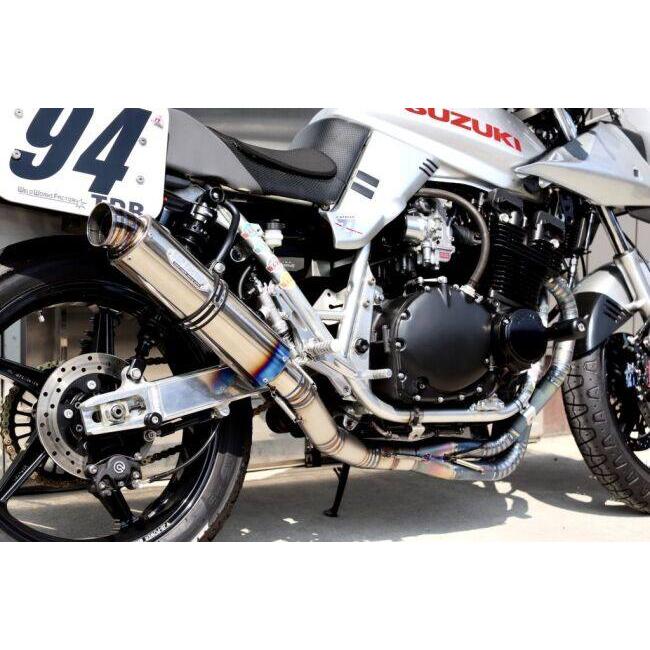 SSP Factory SSPファクトリー GSX1100S/750SチタンWAGIRIエキパイ カラー：ポリッシュチタン GSX750S カタナ GSX1100S (刀) SUZUKI スズキ エキゾーストパイプ_2