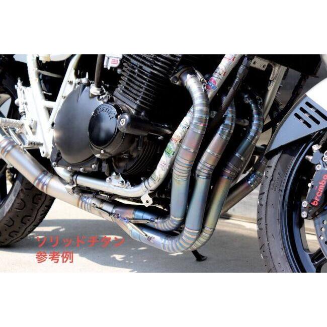 SSP Factory SSPファクトリー GSX1100S/750SチタンWAGIRIエキパイ カラー：ポリッシュチタン GSX750S カタナ GSX1100S (刀) SUZUKI スズキ エキゾーストパイプ_4