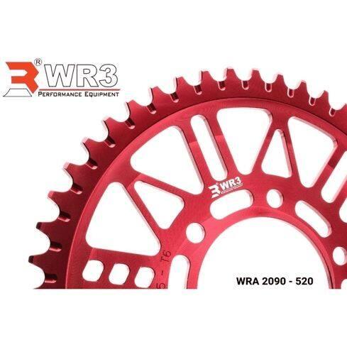 ZX-25R用 WR3 48T スプロケット(レッド) WR3 ダブルアールスリー Rear Sprocket Size：45T / Color：Red ZX-25R