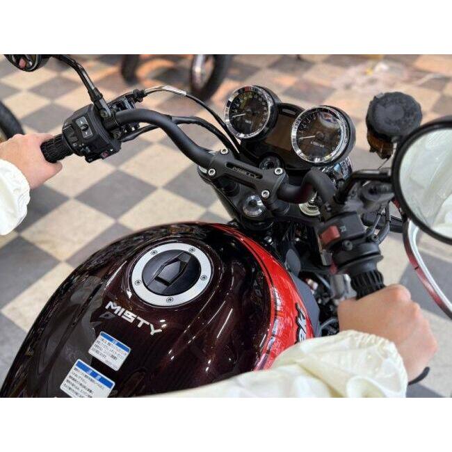 MISTY ミスティ 【Z900RS専用(-2025)】 YBシボリ〈タイプ2〉ハンドルセット＜AL-BK＞ Z900RS KAWASAKI カワサキ ハンドルキット ハンドル | ミスティ | 06