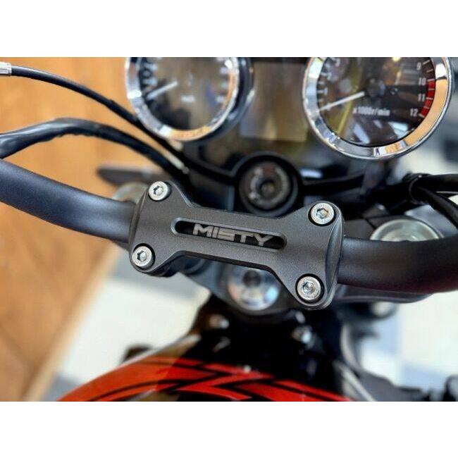 MISTY ミスティ 【Z900RS専用(-2025)】 YBシボリ〈タイプ2〉ハンドルセット＜AL-BK＞ Z900RS KAWASAKI カワサキ ハンドルキット ハンドル | ミスティ | 09