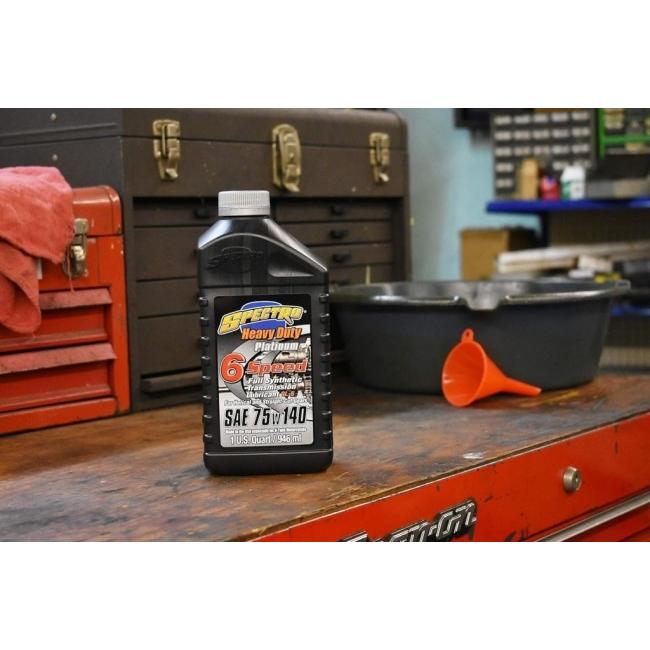 スペクトロ HDプラチナム 6速トランスミッション75w140 4本セット SPECTRO スペクトロ HD プラチナム 6スピードトランスミッションオイル