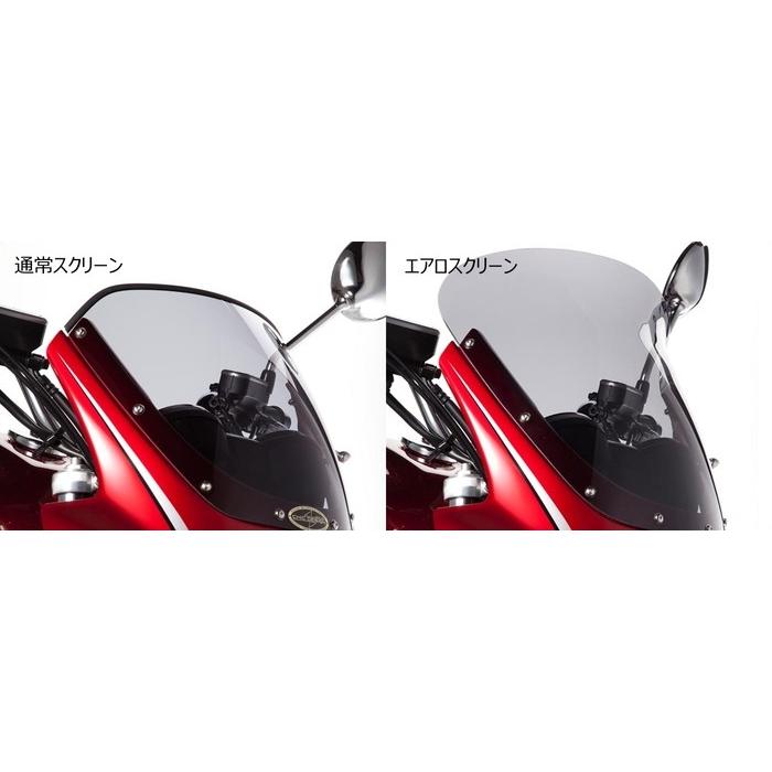 CHIC DESIGN シックデザイン ロードコメット カラー：Pヘロンブルー／ホワイト／レッド（02限定カラー） / スクリーンカラー：クリア CB1300スーパーフォアの画像