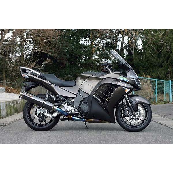 ノジマ DLCーTITAN スリップオンサイレンサーカワサキ 1400GTR NOJIMA ノジマ DLC-TITAN スリップオンマフラー 1400GTR