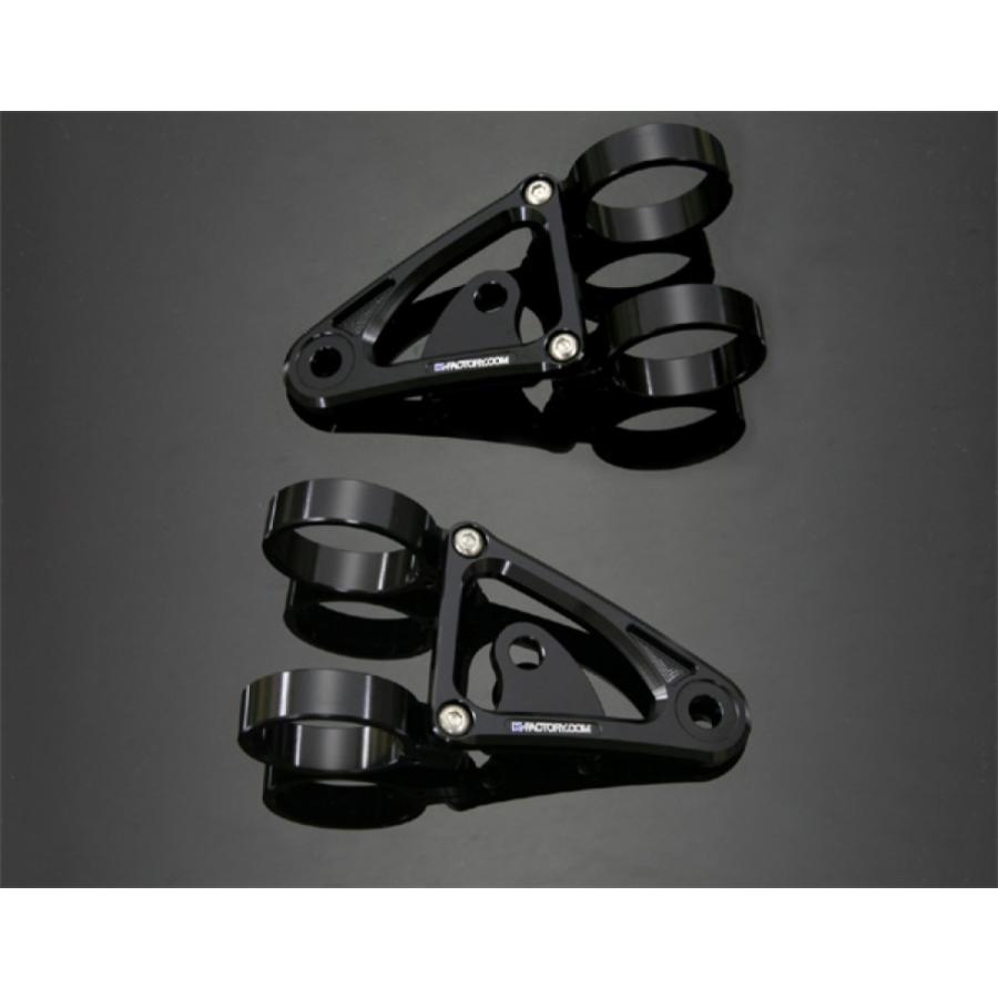 K-FACTORY（ケイファクトリー） ヘッドライトステー スーパーブラック