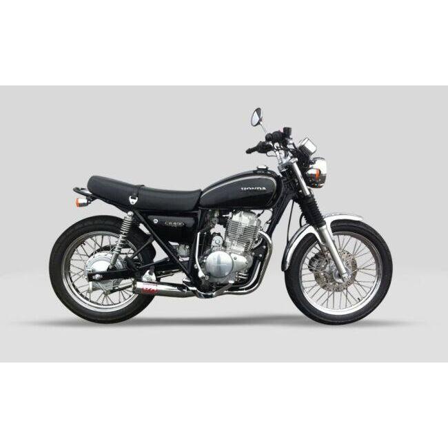 NO.3468　ＣＢ４００ＳＳ　空冷４サイクル単気筒４００ｃｃ　モリワキショート管　ＬＥＤライト　タックロールブラウンシート　ブラック　☆彡 ホンダ（HONDA） CB400SSの型式・スペックならバイクブロス