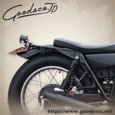 GOODS グッズ ラウンドボブリアフェンダー 250TR KAWASAKI カワサキ リアフェンダー フェンダー関連 外装_1