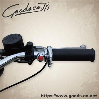 GOODS（グッズ） AMALスロットルホルダー ブラック 7／8インチ(22.2mm