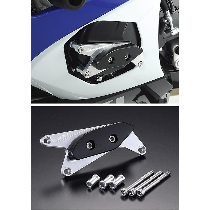AGRAS アグラス レーシングスライダー カラー：ジュラコン/ホワイト GSX-R1000 SUZUKI スズキ エンジンスライダー・フレームスライダー フレーム