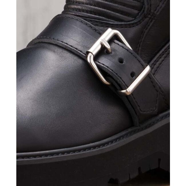 カドヤ（KADOYA） BLACK ANKLE-A [K'S LEATHER] ブーツ サイズ：25.5cm