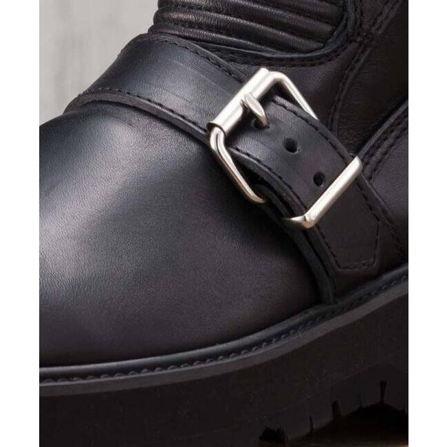 カドヤ（KADOYA） BLACK ANKLE-A [K'S LEATHER] ブーツ サイズ：25.5cm