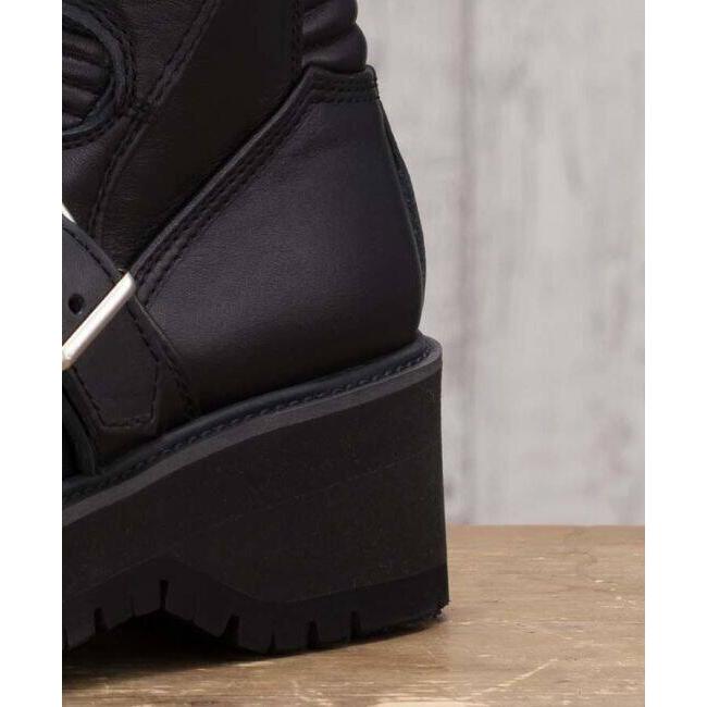 カドヤ（KADOYA） BLACK ANKLE-A [K'S LEATHER] ブーツ サイズ：25.5cm