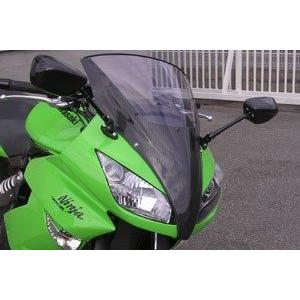 A-TECH エーテック トリムスクリーン 素材：平織カーボン クリアスクリーン付 ニンジャ400R (-2013) KAWASAKI カワサキ スクリーン 外装_1