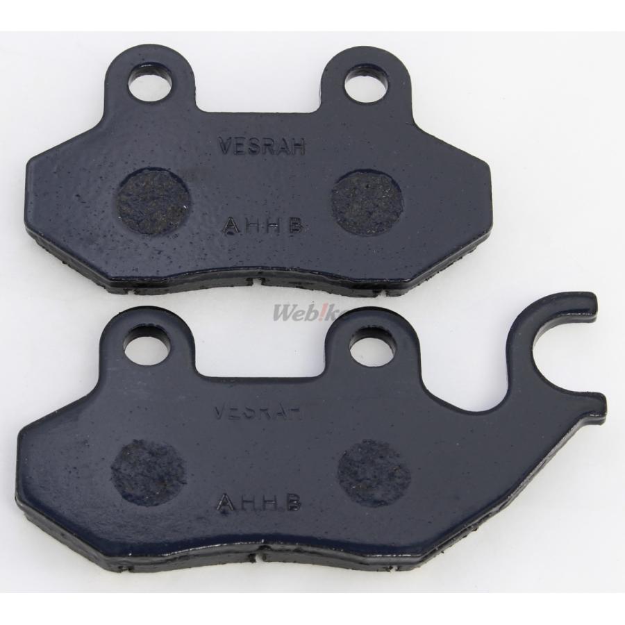 Vesrah ベスラ レジンパッド ブレーキパッド ADIVA アディバ CAGIVA カジバ DAELIM デイリン HONDA ホンダ PGO SUZUKI スズキ SYM YAMAHA ヤマハ  ブレーキ | Vesrah | 04