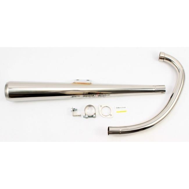 sr400用　シムズクラフト　トラディショナルマフラー　エキパイ Sym'z Craft Sym'z シムズクラフト 手曲げエキゾーストパイプ