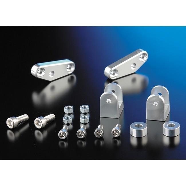 NITRO RACING ナイトロレーシング タンデムステップブラケットキット 汎用 Type2 タイプ：ステップバー無 / カラー：シルバー ステップ 足回り | NITRO RACING