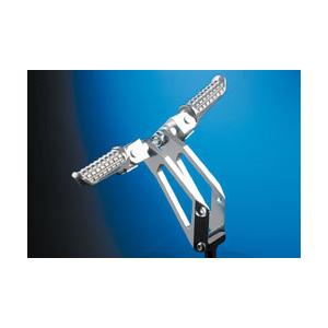 NITRO RACING ナイトロレーシング タンデムステップブラケットキット タイプ：ステップバー無 / カラー：シルバー GPz1100 GSX1000S カタナ (刀) ステップ | NITRO RACING