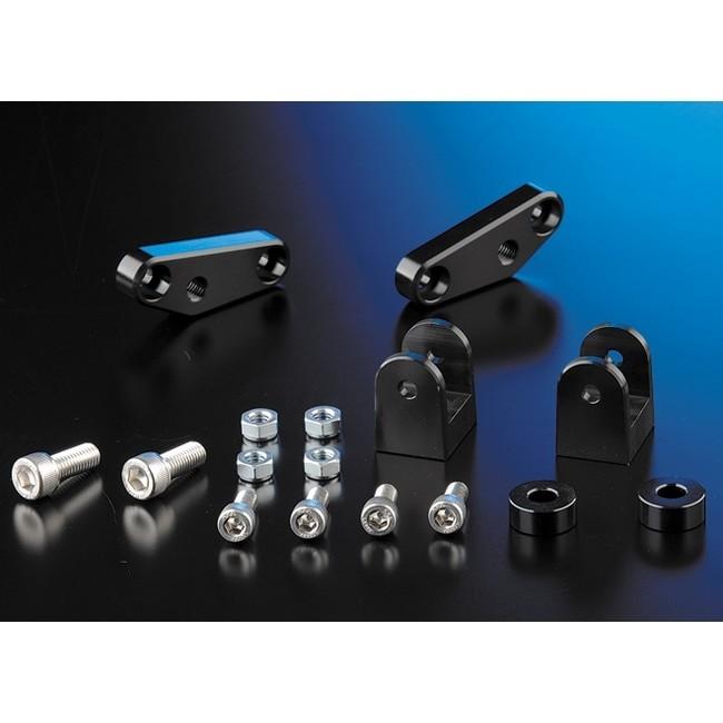 NITRO RACING ナイトロレーシング タンデムステップブラケットキット 汎用 Type2 カラー：ブラック / タイプ：ステップバー無 ステップ 足回り | NITRO RACING