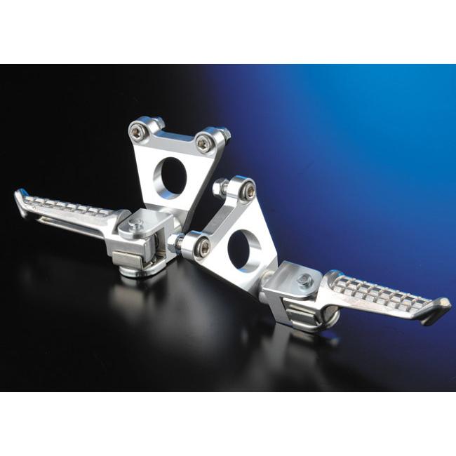 NITRO RACING ナイトロレーシング タンデムステップブラケットキット 汎用 Type1 カラー：ブラック / タイプ：ステップバー付 ステップ 足回り | NITRO RACING | 01