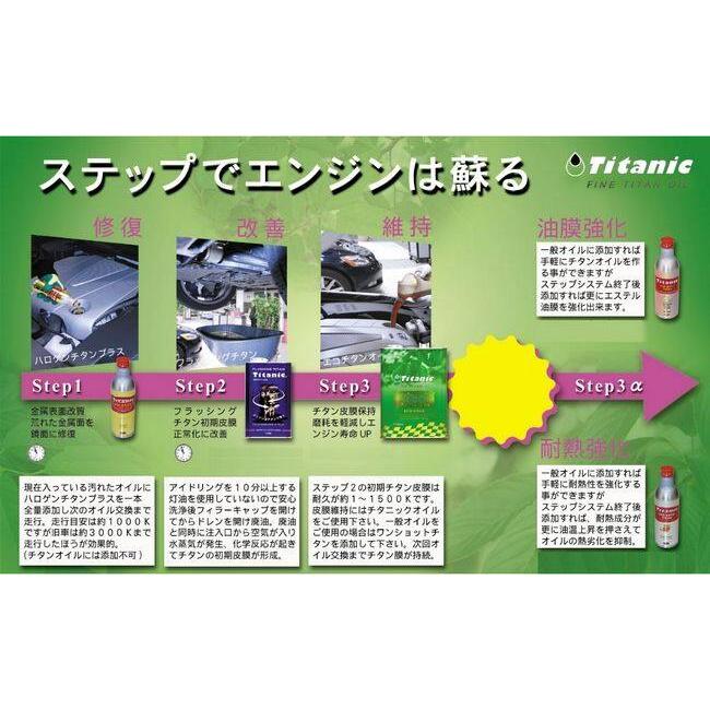 TITANIC チタニック ワンショットチタン プレミアム オイル添加剤 オイル | Titanic | 02